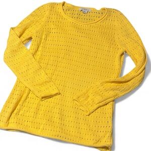 Liz Claiborne - Bright Yellow Knit Sweater